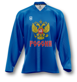 Хоккейная майка Россия Уважай партнера